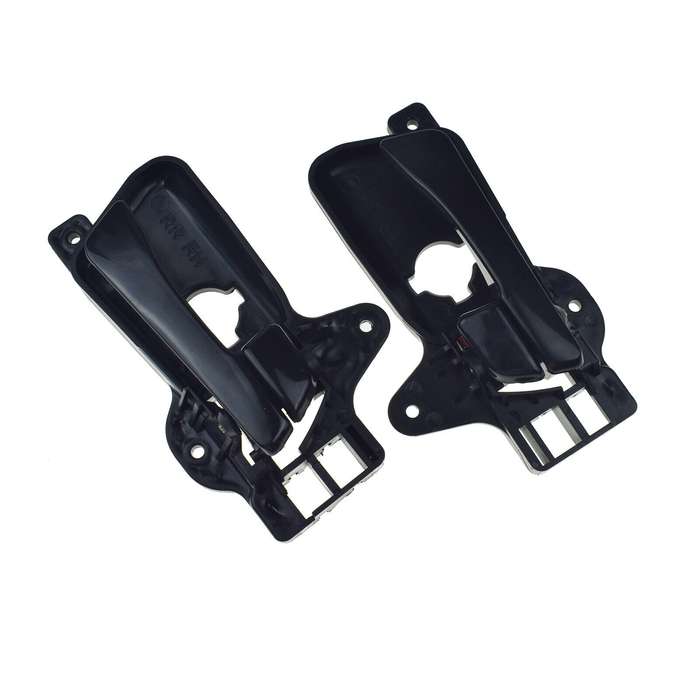 Rear Left &amp; Right Interior Door Handles Black Pair For Hyundai Elantra 2009-2012