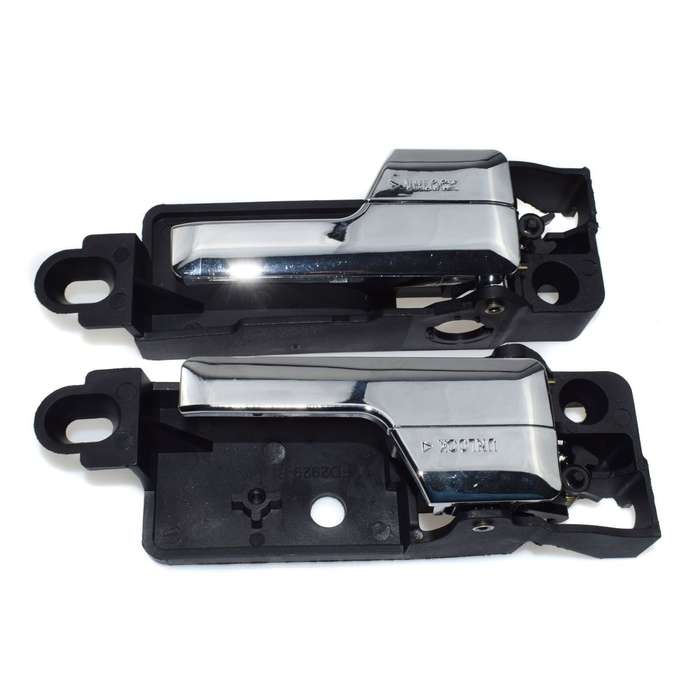 Rear Left &amp; Right Inside Interior Chrome Door Handle For Ford Fusion Lincoln New