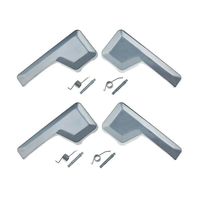 Set of 4 Interior Door Handle Chrome FL FR RL RR For Ford Edge Lincoln MKX 07-14