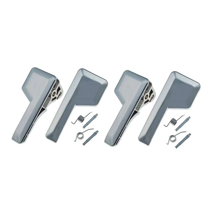 Set of 4 Interior Door Handle Chrome FL FR RL RR For Ford Edge Lincoln MKX 07-14