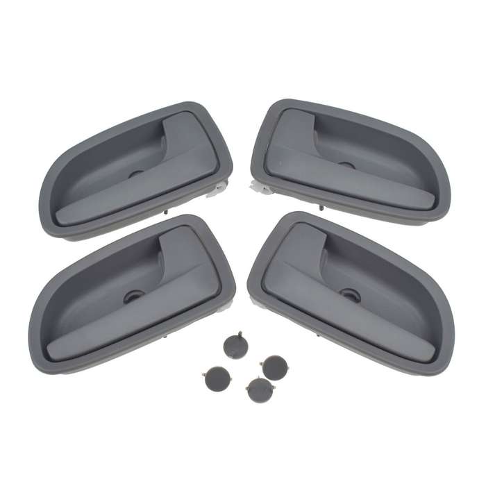 Interior Inside Door Handles Gray Set of 4 FL FR RL RR For 2003-2005 Kia Rio