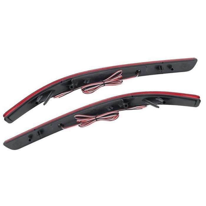 Pair LED Rear Bumper Reflector Lights For Kia K5 Optima 2011 12 2013 Brake Lamps