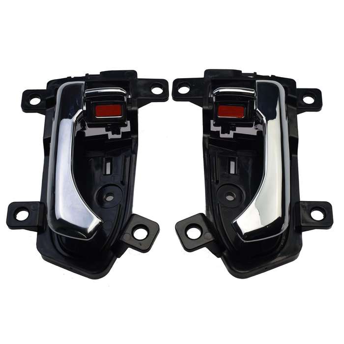 2PCS Interior Chrome Door Handles Front Left &amp; Right For Kia Sportage 2011-2016