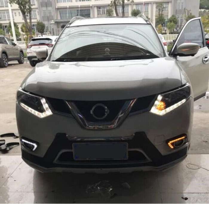 For Nissan Rogue 2014-2016 LED DRL Front Fog Lamp Turn Signal brake Light Sets