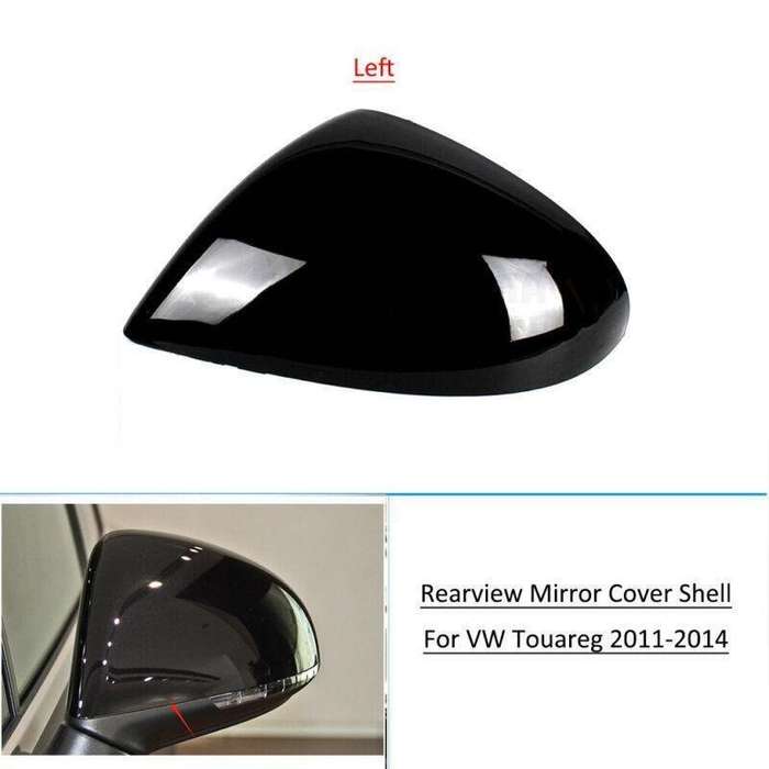 Left Side Rear View Mirror Cover Painted Cap For VW Touareg 2011-2014