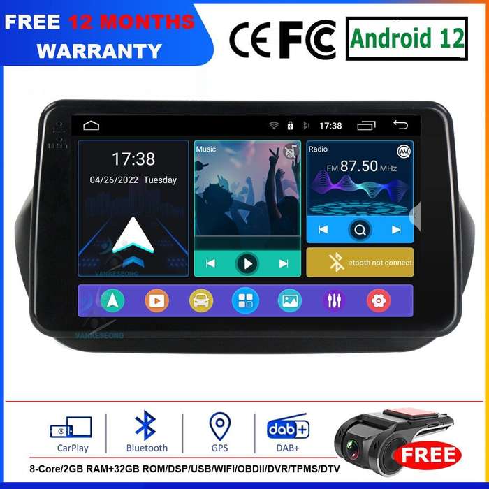 Android Autoradio Wifi GPS Navigation Touchscreen DAB For Citroen Nemo 2008-2017