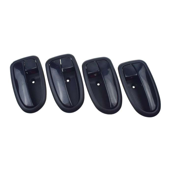 Set of 4 Interior Door Handles Black FL FR RL RR For Hyundai Matrix Lavita 01-10