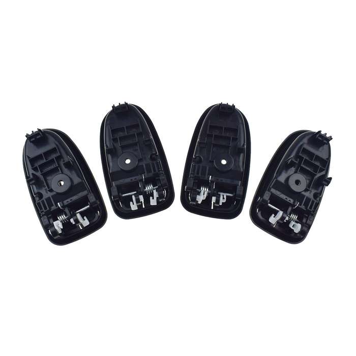 Set of 4 Interior Door Handles Black FL FR RL RR For Hyundai Matrix Lavita 01-10