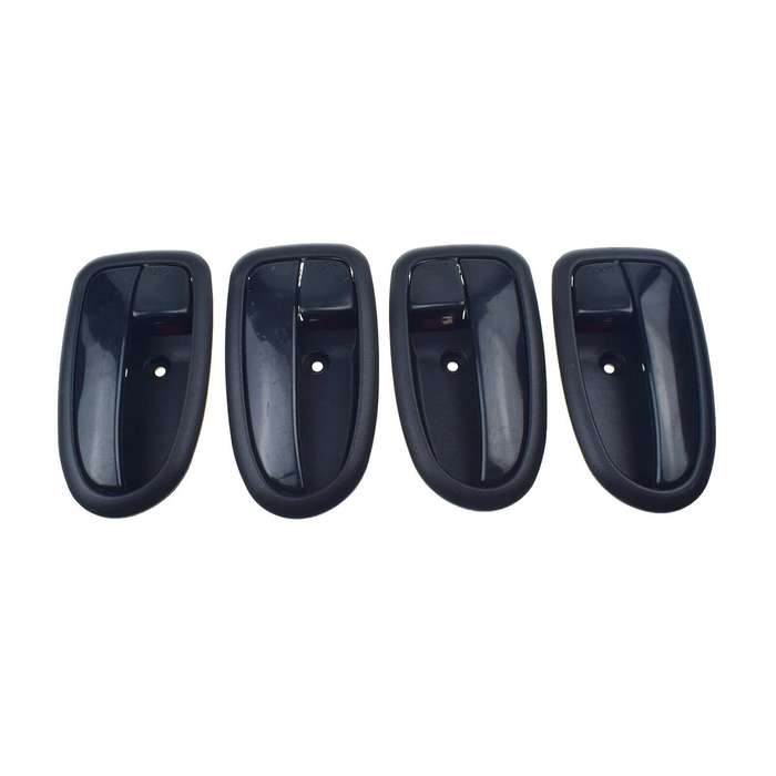 Set of 4 Interior Door Handles Black FL FR RL RR For Hyundai Matrix Lavita 01-10