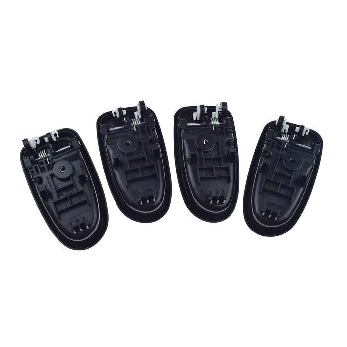Set of 4 Interior Door Handles Black FL FR RL RR For Hyundai Matrix Lavita 01-10