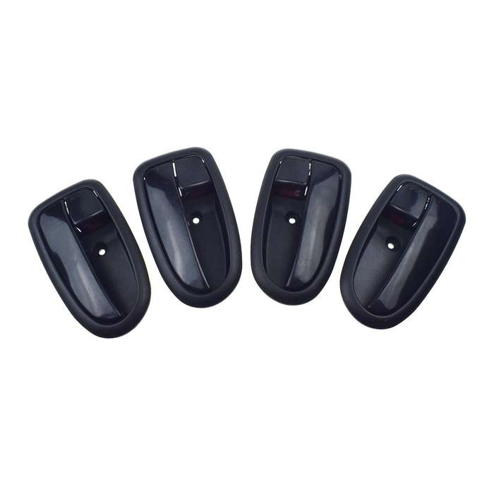 Set of 4 Interior Door Handles Black FL FR RL RR For Hyundai Matrix Lavita 01-10