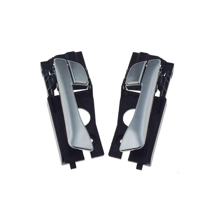 Rear Left &amp; Right Interior Door Handles Pair Chrome For Hyundai Accent 2012-2017