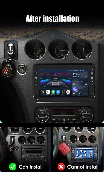 Android 13 Autoradio For Alfa Romeo Spider 159 Brera 939 DAB+GPS Navigation 64GB