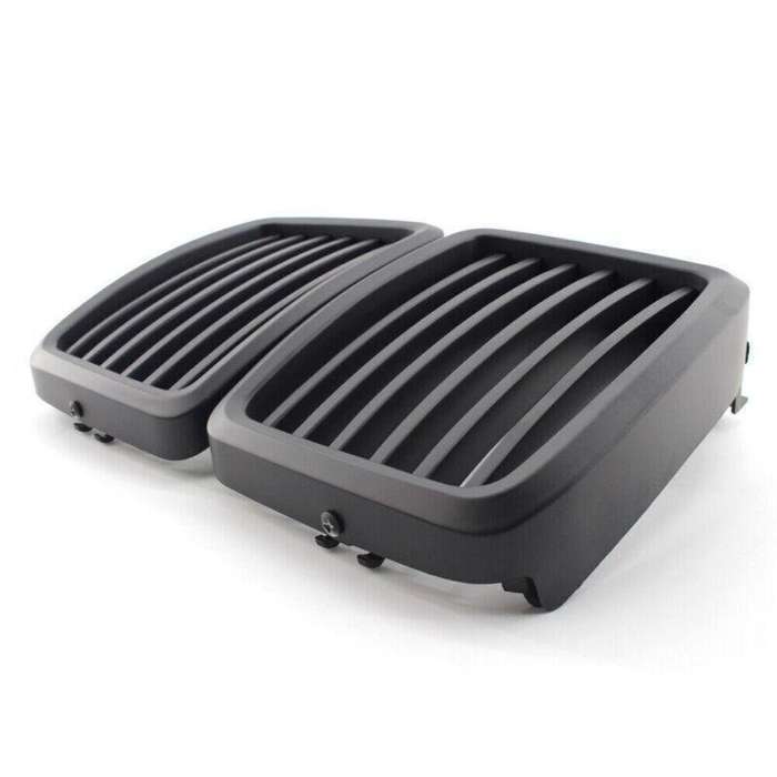2X/Set Car Front Racing Grille Fit for BMW 3 Series E30 1984 - 1992 Mesh Grill