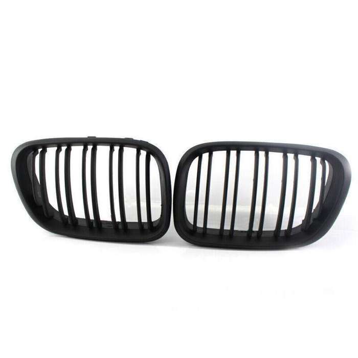 Matte Black Dual Slat Front Grille Fit for BMW X5 E53 2000-2003 Grill