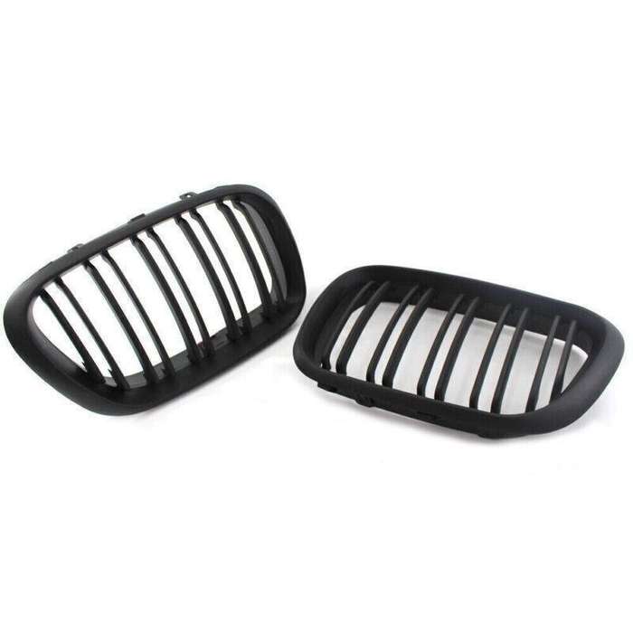 Matte Black Dual Slat Front Grille Fit for BMW X5 E53 2000-2003 Grill