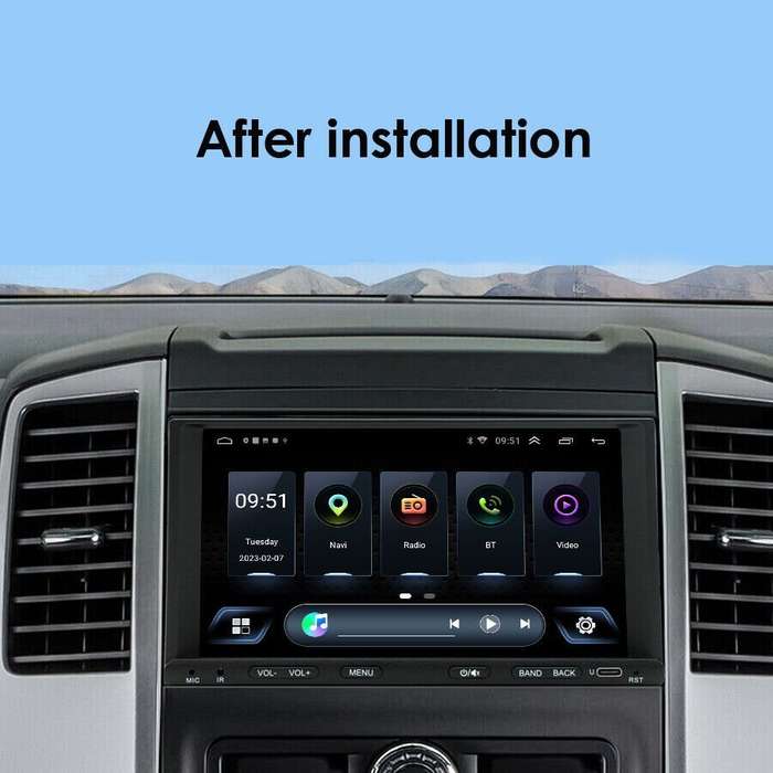 Double DIN 7" 32GB Car Radio Stereo Android Auto CarPlay Sat Nav USB Type-C GPS