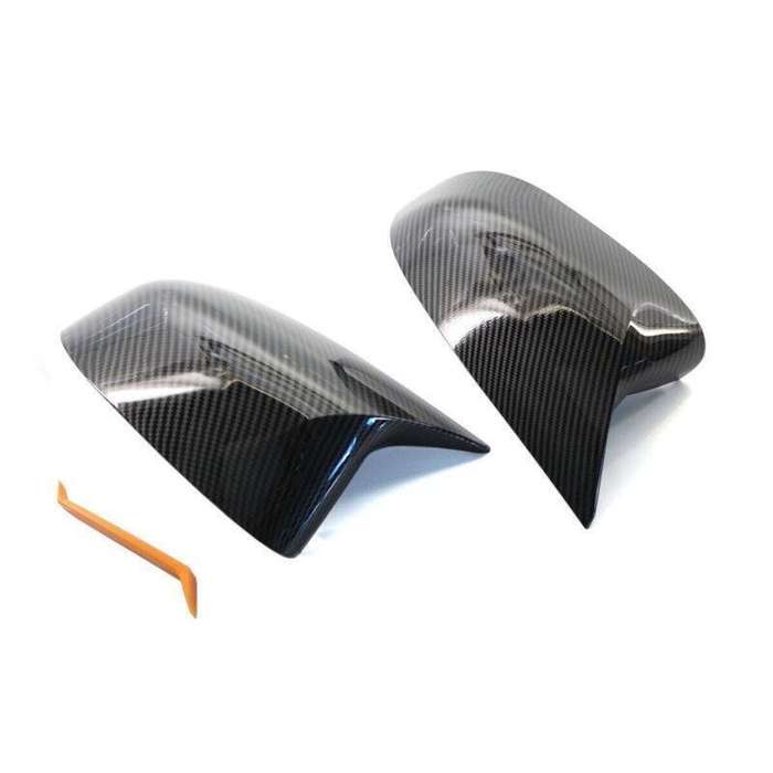 Carbon Fiber Type Side Rearview Mirror Cover Cap For BMW X3 X4 X5 X7 G01 G05 G07