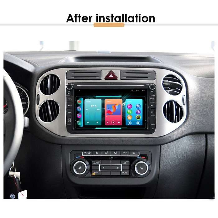 8" 2Din Autoradio GPS Navigation For VW Amarok Beetle Bora Jetta Caddy DAB+ DVR
