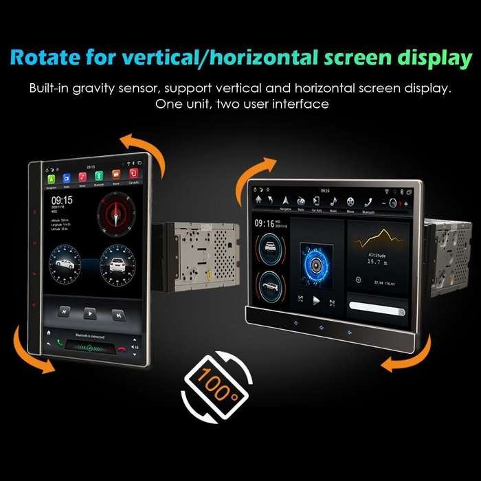 12.2 inch 2-DIN Android GPS Navigation 4G DAB+ Autoradio Bluetooth Screen 4+64GB