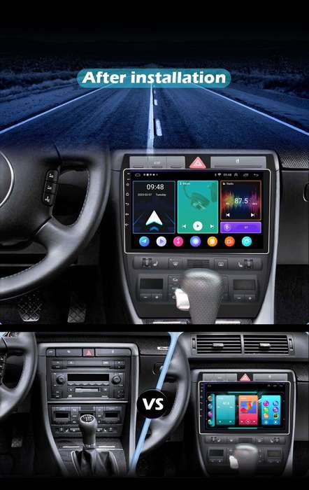 For 1997-2004 Audi A6 C5 S6 RS6 CarPlay Autoradio Android13 Touchscreen GPS Navi