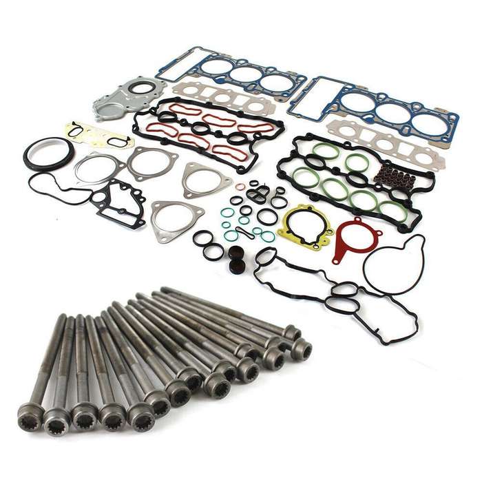 3.0TFSI Engine Gasket Seals Kit w/ Head Bolts For VW Touareg Audi A4 A5 A6 A7 Q7