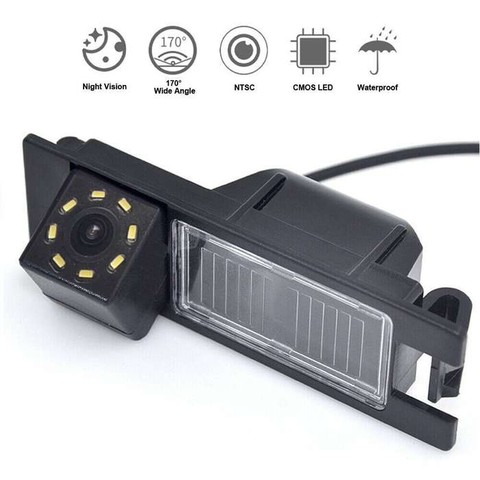 For Vauxhall Zafira B 2005-2012 Car Reverse Camera 8LED Rear View Parking Camera