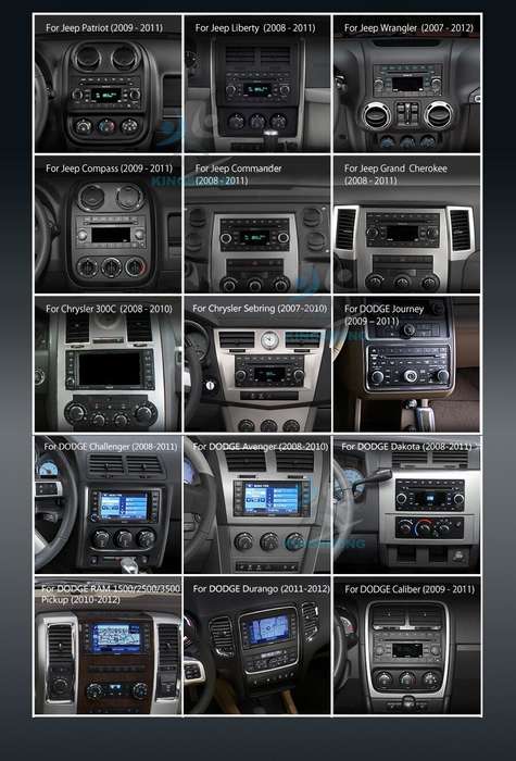 10.1" Android 12 CarPlay GPS Auto radio For Chrysler 300C Sebring Aspen 2008-2010