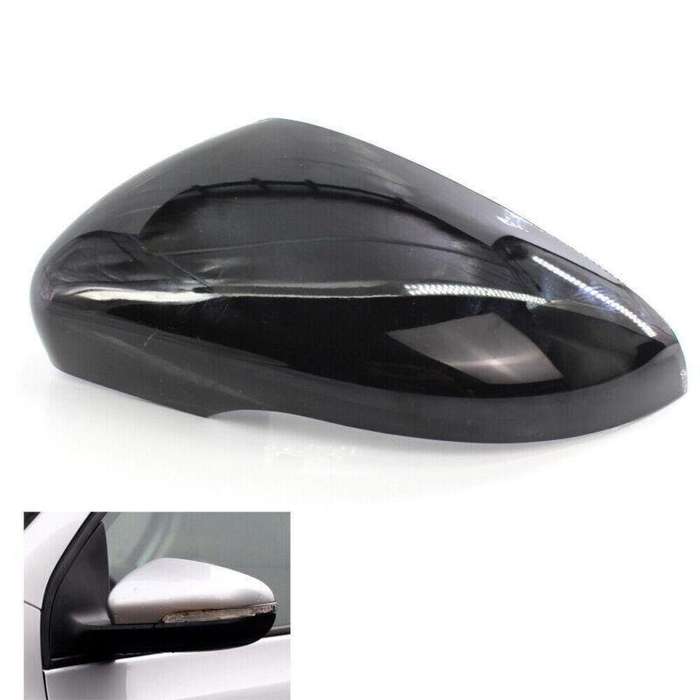 Gloss Black Left Side Mirror Cover Cap 5K0 857 537 For Golf VW 6 MK6 2009-2013