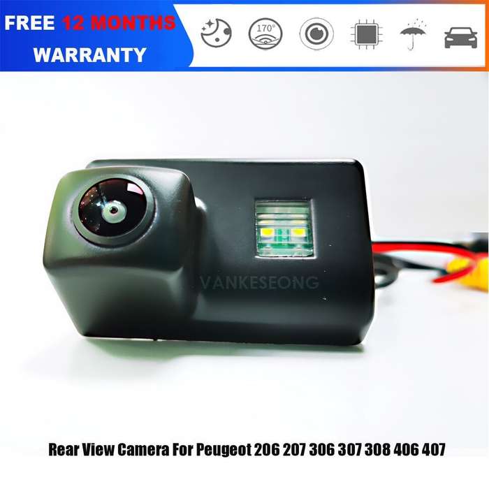 Car Reverse Backup Camera For Peugeot Partner MK2 5008 508 Number Plate Light