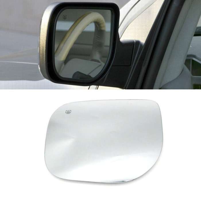 LH Heated Rear View Mirror Glass For Infiniti QX56 04-08 For Nissan Armada 07-09