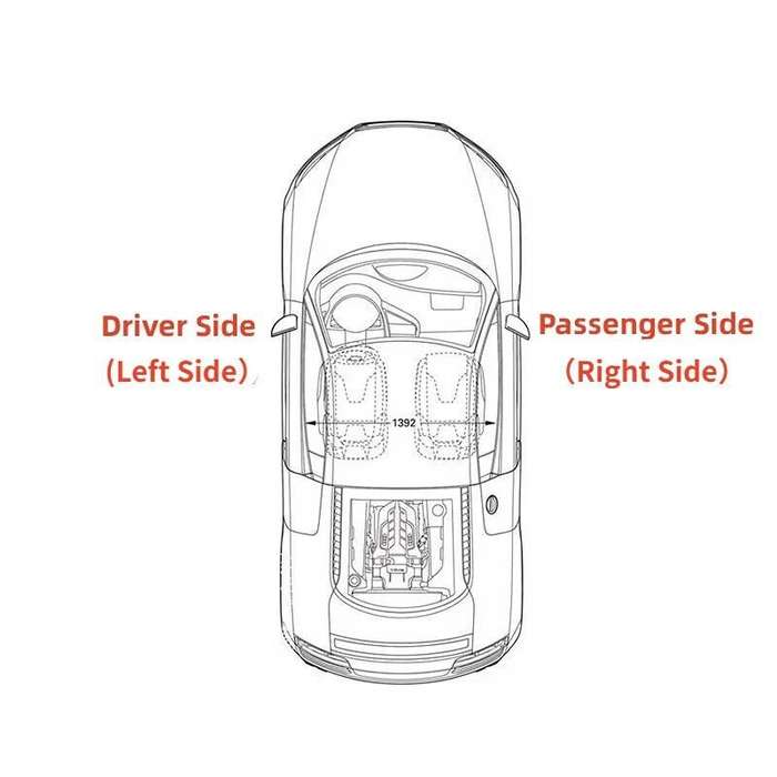 LH Heated Rear View Mirror Glass For Infiniti QX56 04-08 For Nissan Armada 07-09