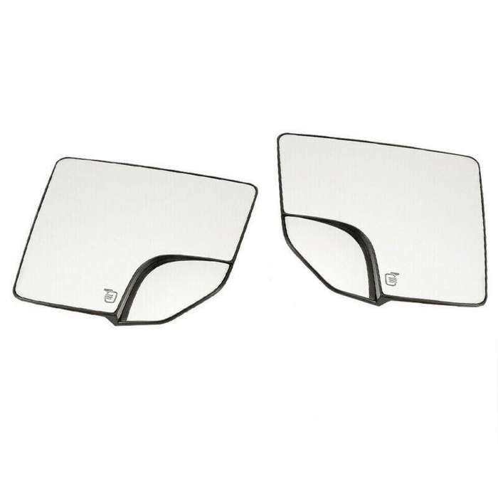 Door Wing Heated View Mirror Glass For Ford F-150 F150 2015-2020 Pair