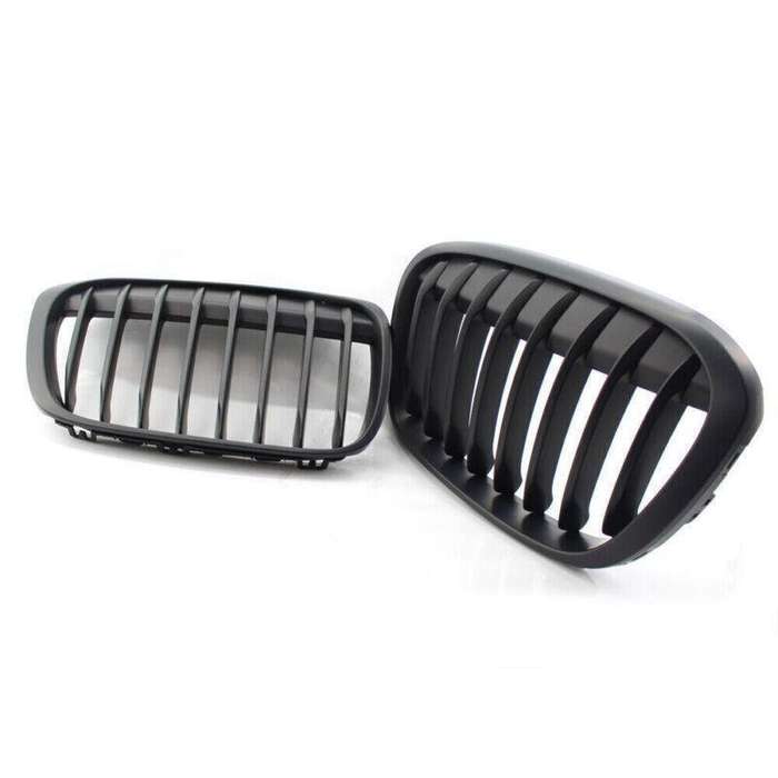 MATTE BLACK Front Grille Fit for BMW F48 F49 X1 X-Series 2016-2017