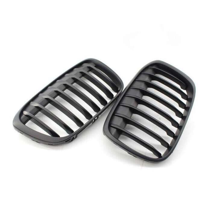 MATTE BLACK Front Grille Fit for BMW F48 F49 X1 X-Series 2016-2017