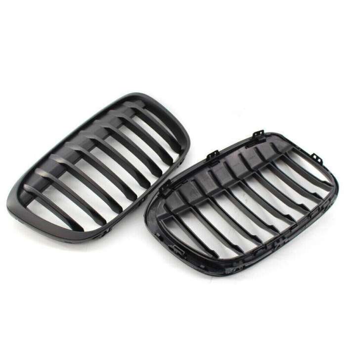 MATTE BLACK Front Grille Fit for BMW F48 F49 X1 X-Series 2016-2017