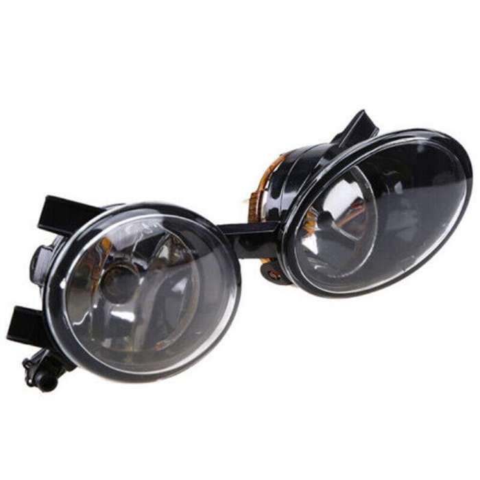 Front Bumper Fog Lamps Lights Halogen Bulb For VW Touareg 2011-2014 Pair