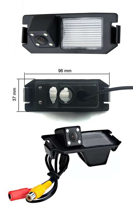 4LED Auto Rear View Camera For Hyundai i10 i20 i30 Mk1 Mk2 Veloster