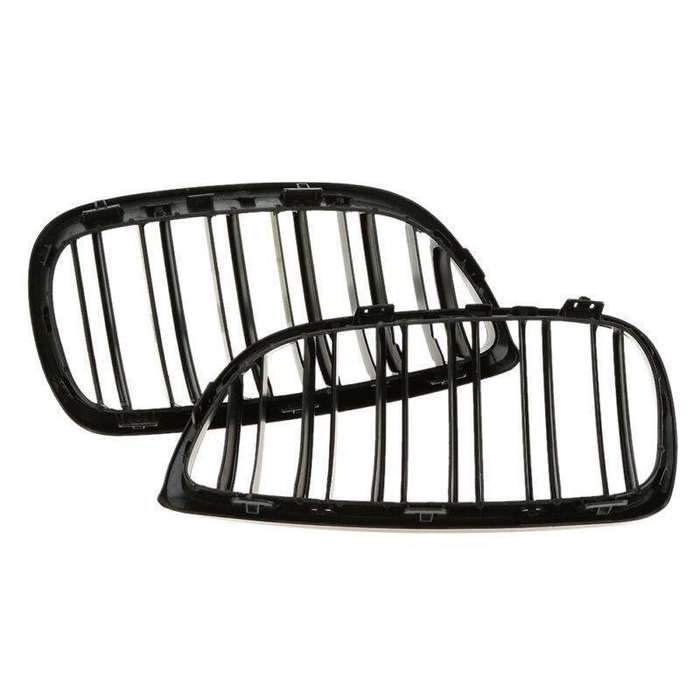 2X/Set Matte Black Dual Slat Grille for BMW E92 E93 3 Series 2 Door 06-10 Grill