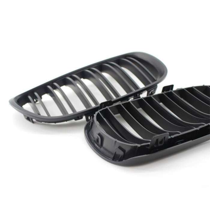 2X/Set Matte Black Dual Slat Grille for BMW E92 E93 3 Series 2 Door 06-10 Grill