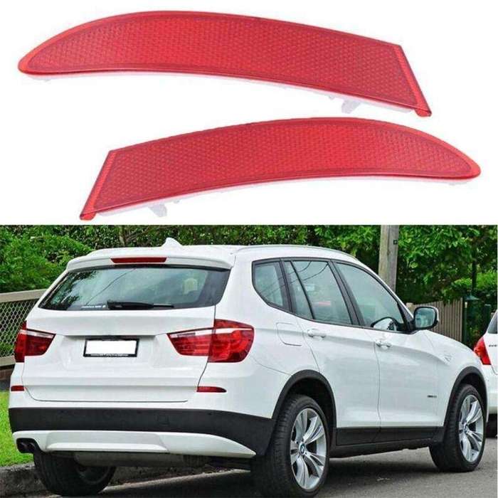 For BMW F25 X3 2011-2014 1 Pair Rear Bumper Reflector Light Turn Signal Lamp