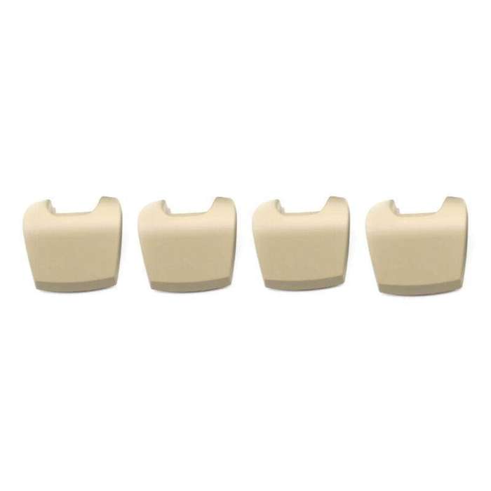 4x Car Rear Seat Rail Front Covers For BMW X5 E70 07-13 X5 F15 14-18 Light Beige