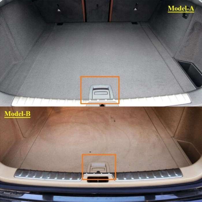 A Car Rear Trunk Luggage Tail Cover Handle ?For BMW X5 X6 E70 E71 F15 F16 F07 BE