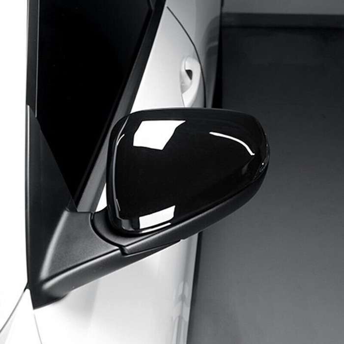 For Chevy Trailblazer 2021-2023 Gloss Black Door Rearview Mirror Cover Trim Caps