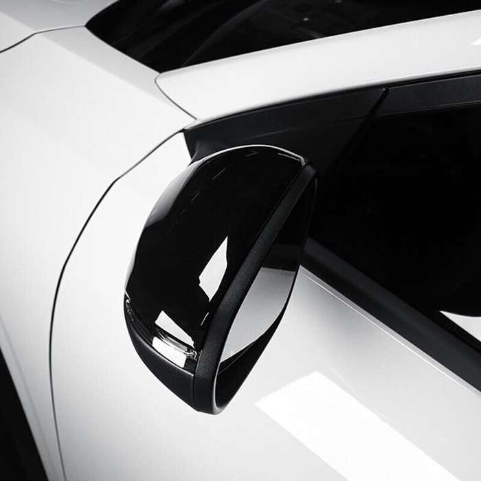 For Chevy Trailblazer 2021-2023 Gloss Black Door Rearview Mirror Cover Trim Caps