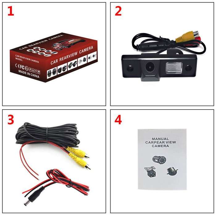 Rear View Camera For Chevrolet Aveo MK1 Captiva Number Plate Light