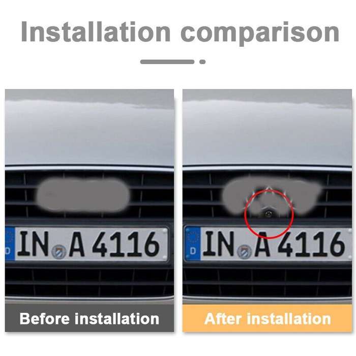 For Audi A4L 2013 OEM Front View Camera Night vision Waterproof 4089K