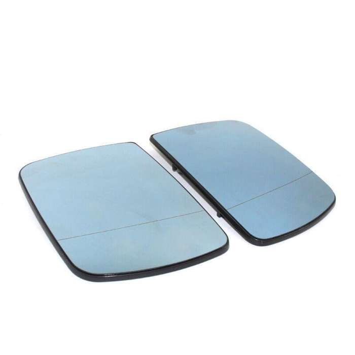 Pair of Car Door Wing Mirror Glass Heated Anti Blind Fit for BMW X5 E53 99-06