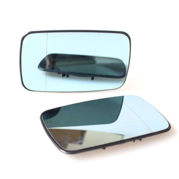 Mirror Heated Glass Blue Pair fit for BMW E46 99-05 Sedan
