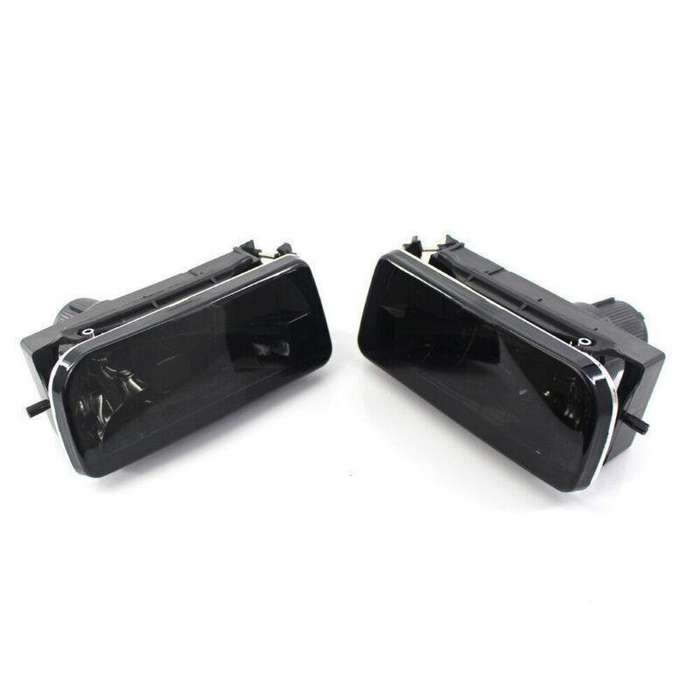For 1992-1998 BMW E36 3 SERIES REPLACEMENT FOG LIGHTS LAMPS CRYSTAL BLACK LENS